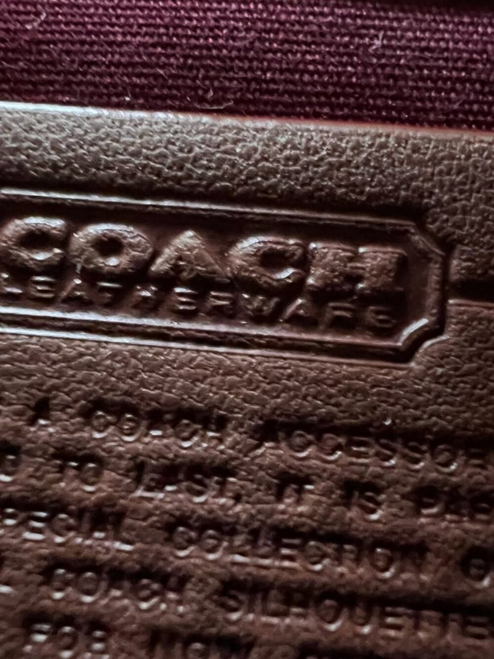 COACH Kip Turn-lock Crossbody Satchel Signature Canvas Tan Rust C4204 - Picture 6 of 7